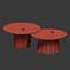 Glass tables from stumps