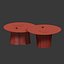 Glass tables from stumps