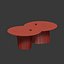 Glass tables from stumps