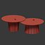 Glass tables from stumps