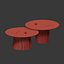 Glass tables from stumps