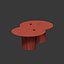 Glass tables from stumps