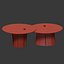 Glass tables from stumps