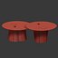 Glass tables from stumps