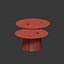 Glass tables from stumps