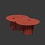 Glass tables from stumps