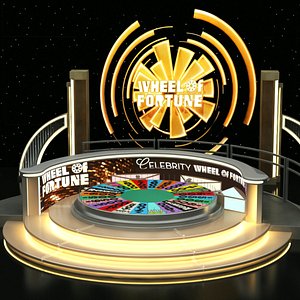 Celebrity Wheel of Fortune  Spin Table 3D model