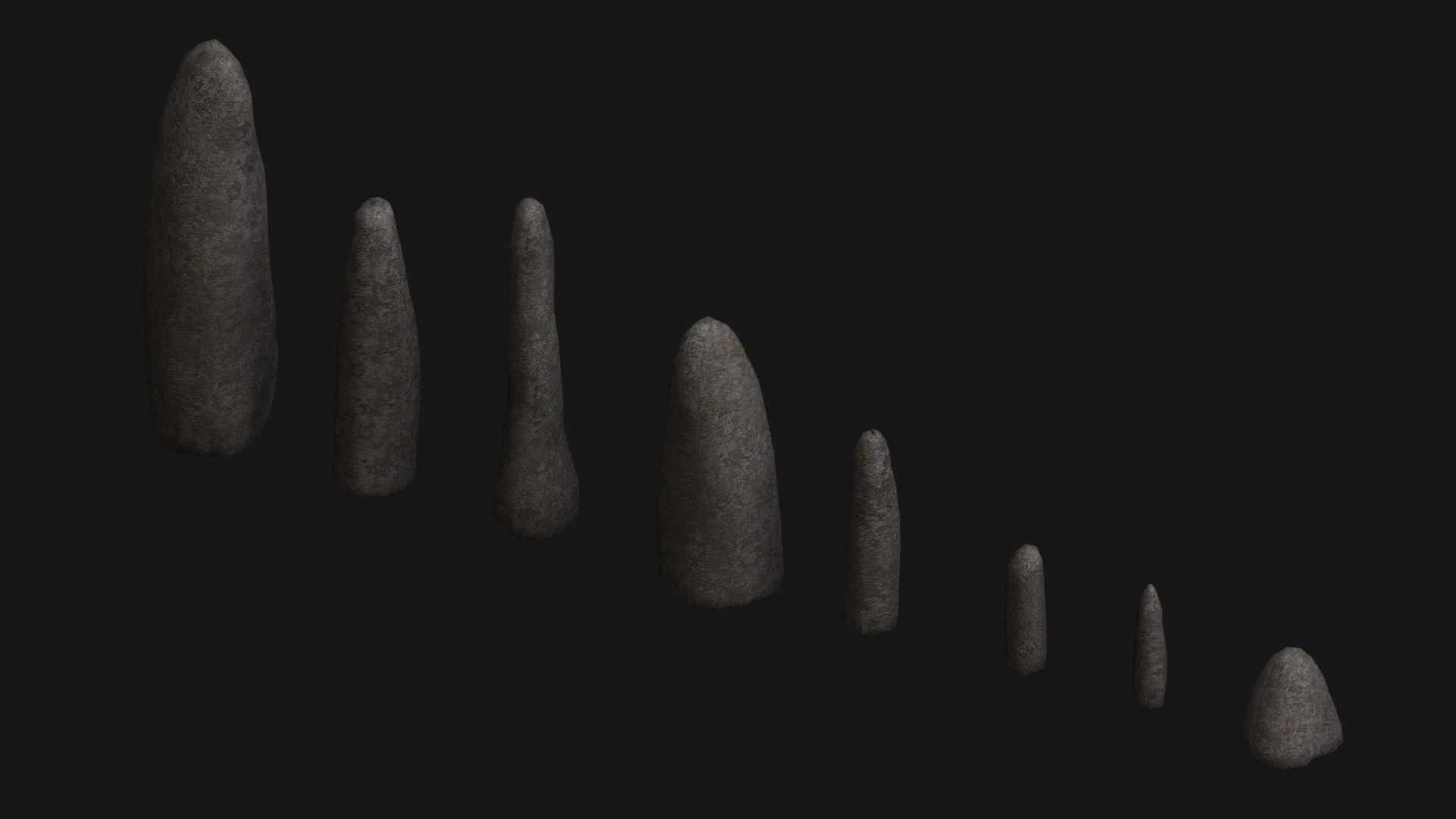 Free Obelisk Set 3D Model - TurboSquid 1903060