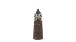 3d c4d galata tower