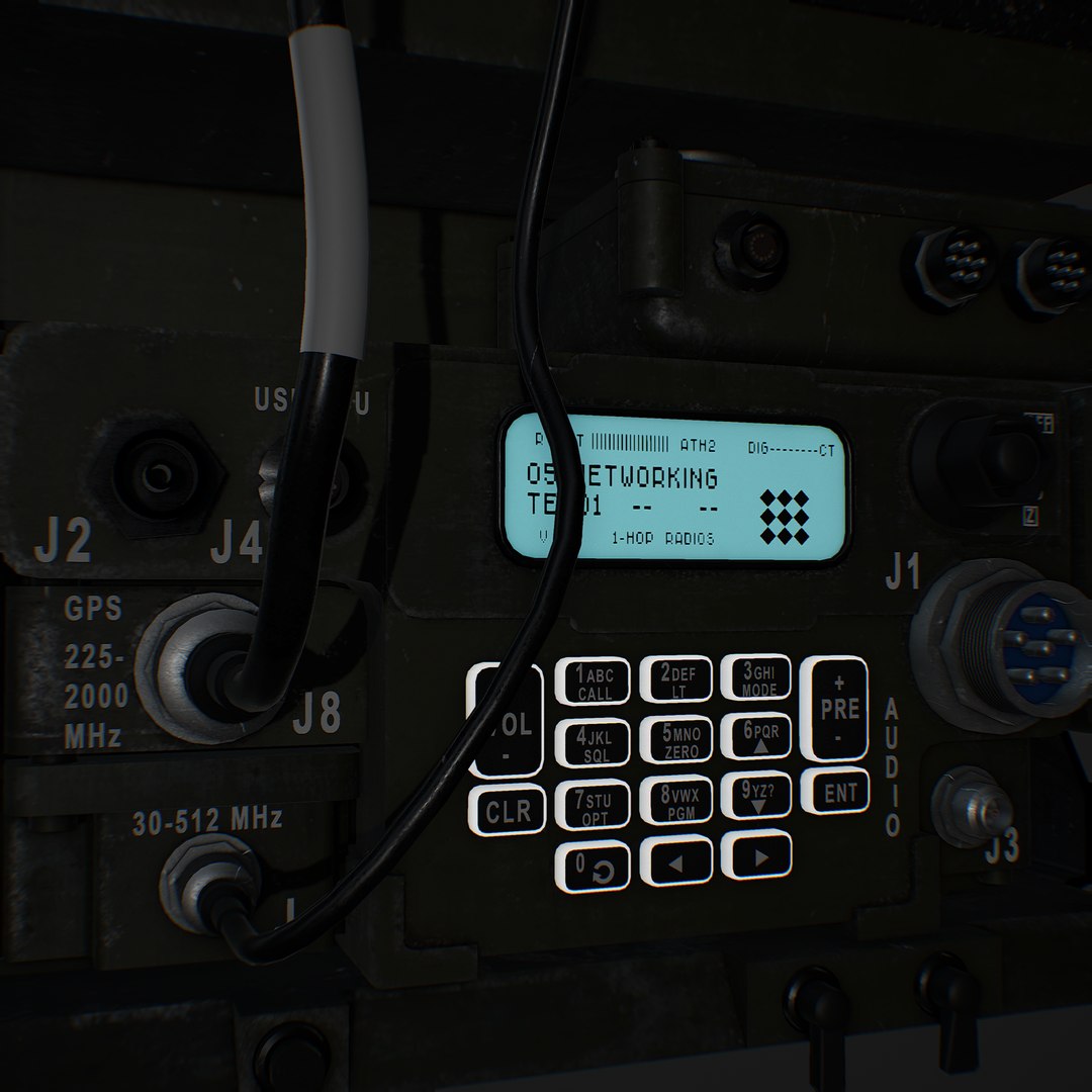 Army Radio Transceiver 3D Model - TurboSquid 1327689