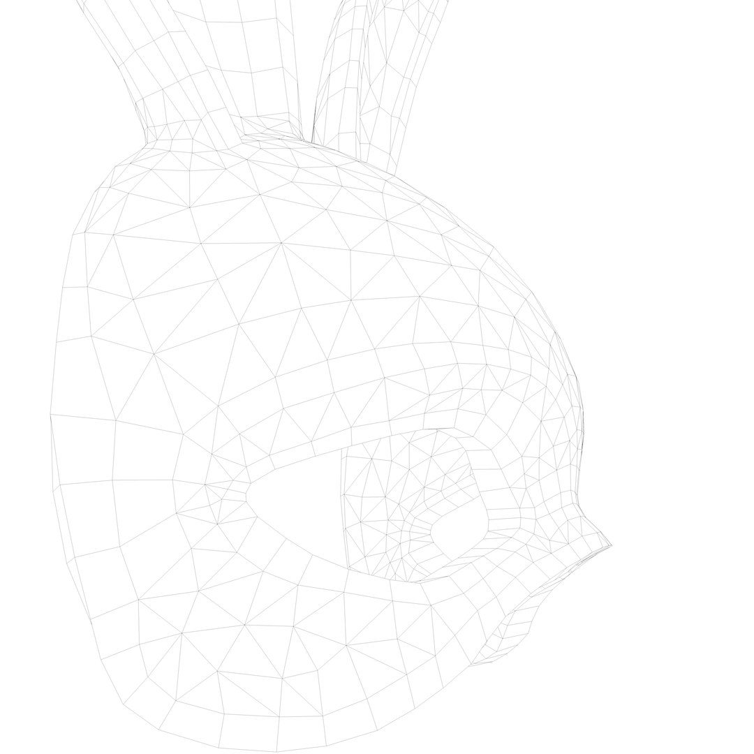 3D Rabbit Bunny Mask - TurboSquid 2047583