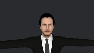3D Luke Bryan  Hyper Realistic Full Body Fully Rigged 3D Character model