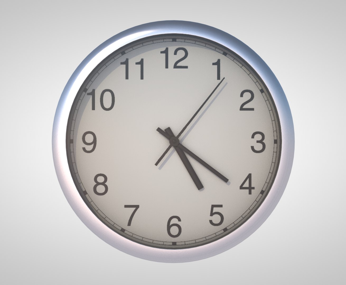 Time Clock Model TurboSquid 1385978