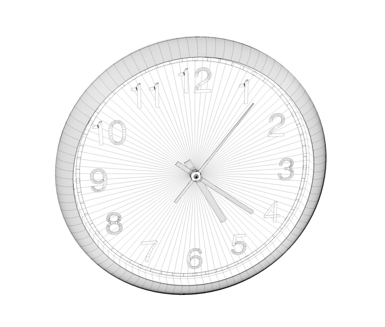 Time Clock Model - TurboSquid 1385978