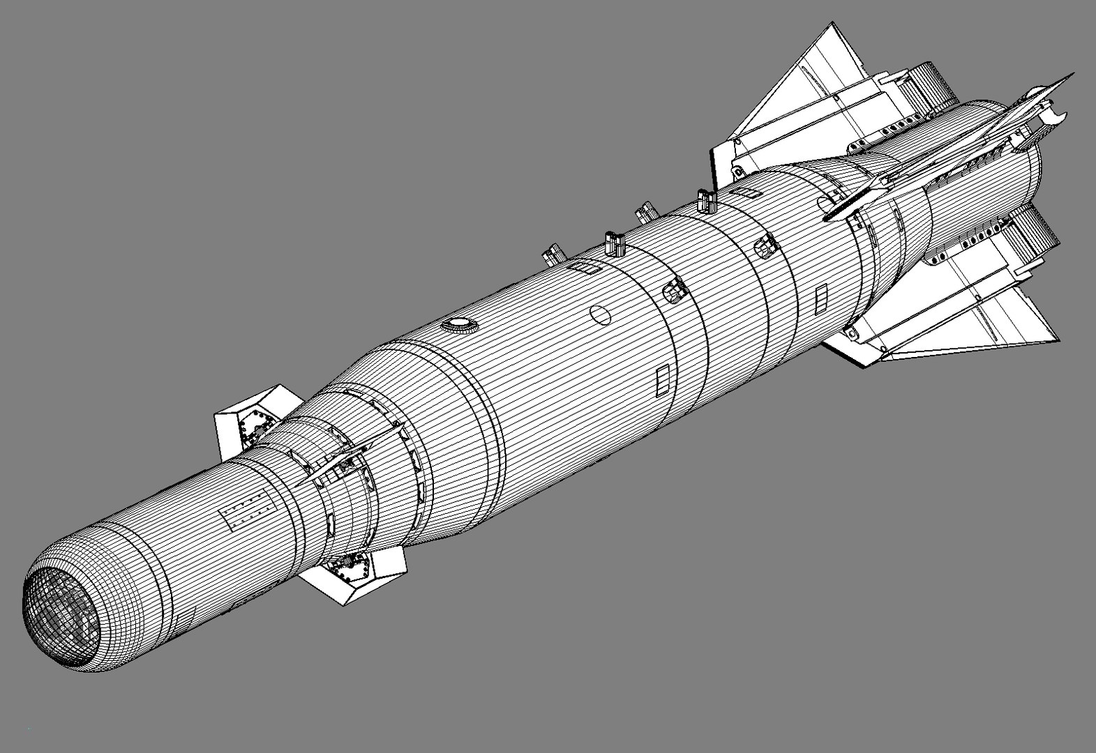 Kab-1500kr Bomb 3D Model - TurboSquid 1398524