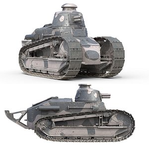 Renault FT17 Light Tank 3D