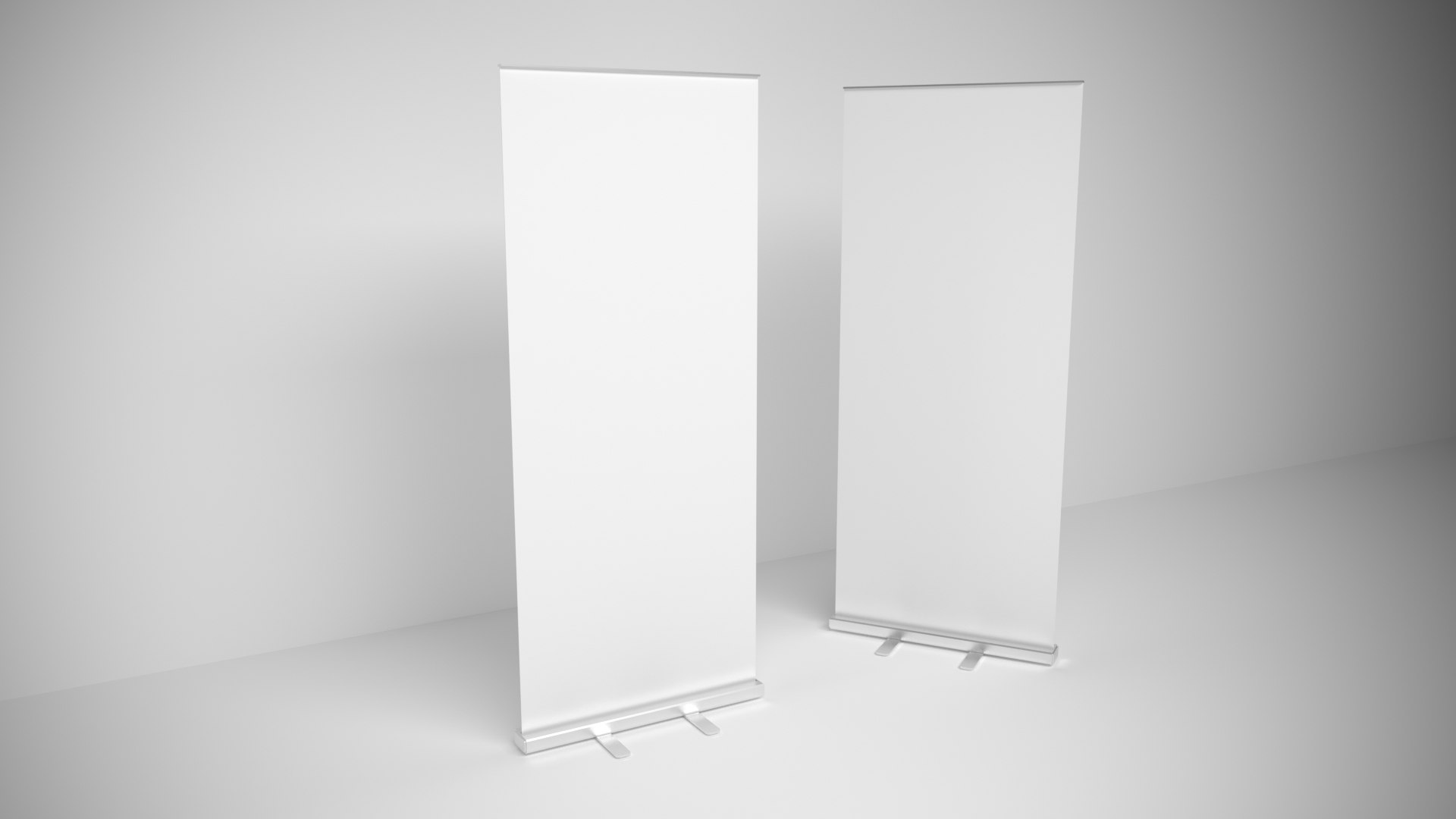 Banner RollUp Stand model TurboSquid 2048976