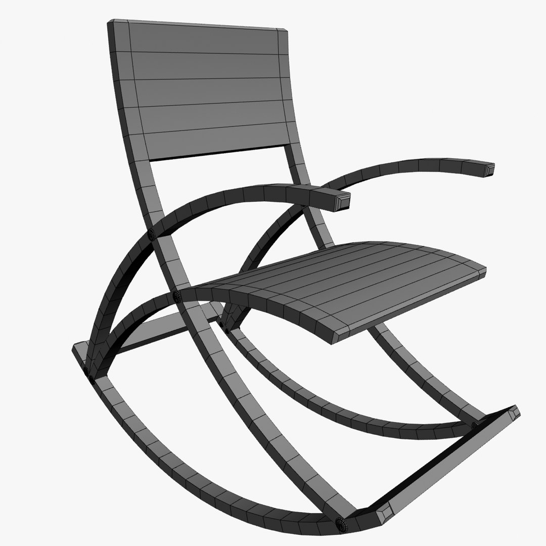 3d Rocking Chair