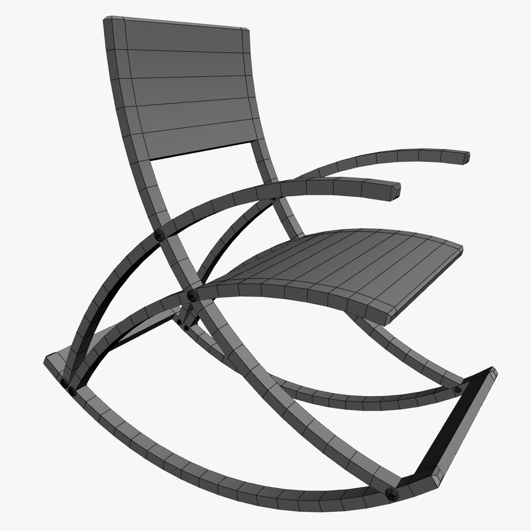 3d Rocking Chair