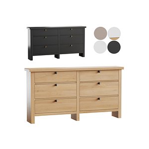 Modern Farmhouse 6-Drawer Dresser