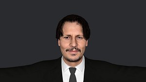 Johnny Depp Hyper Realistic Full Body Fully Rigged Character