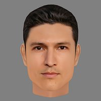 Danny Ramirez Head - Low poly head for game