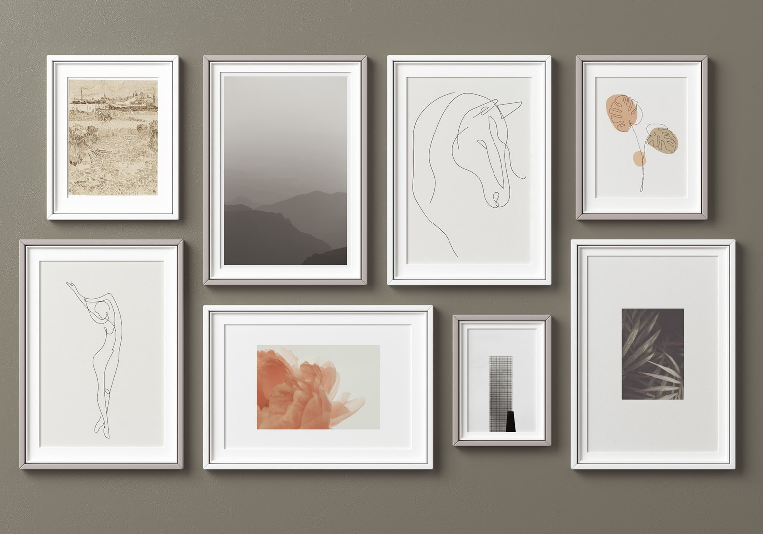 Picture Frames Set-347 3D - TurboSquid 1937844
