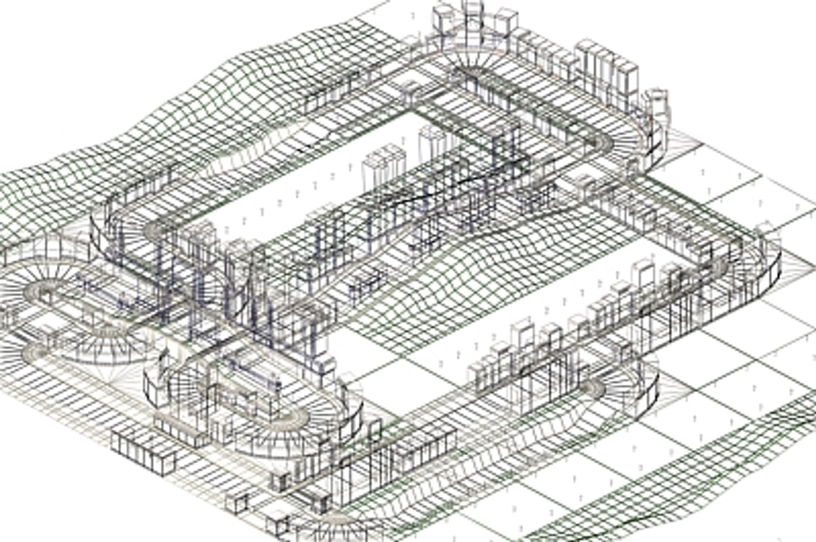 City Building Pack Road 3d Model