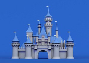 disney cinderella castle model