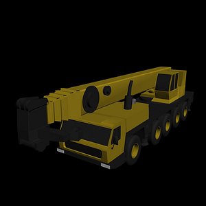 LOW POLY GROVE GMK 5240 BOOM CRANE.3DS