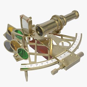 3D Vintage Stanley Sextant model