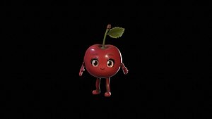 3D model Chibi Fruit Cherry Two