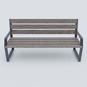 Street Wood Bench