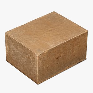 Medieval sandstone block PBR low poly 8K