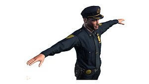 Police 3D model