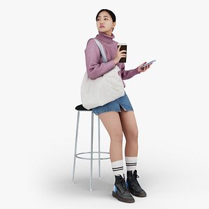 3D Coffee and Smartphone Moment