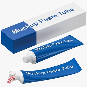Mockup Tube Paste Set