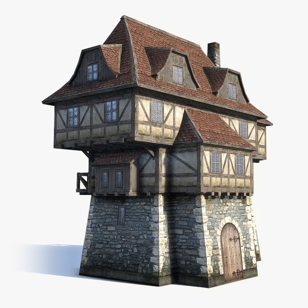 3D model medieval fantasy house - TurboSquid 1231015