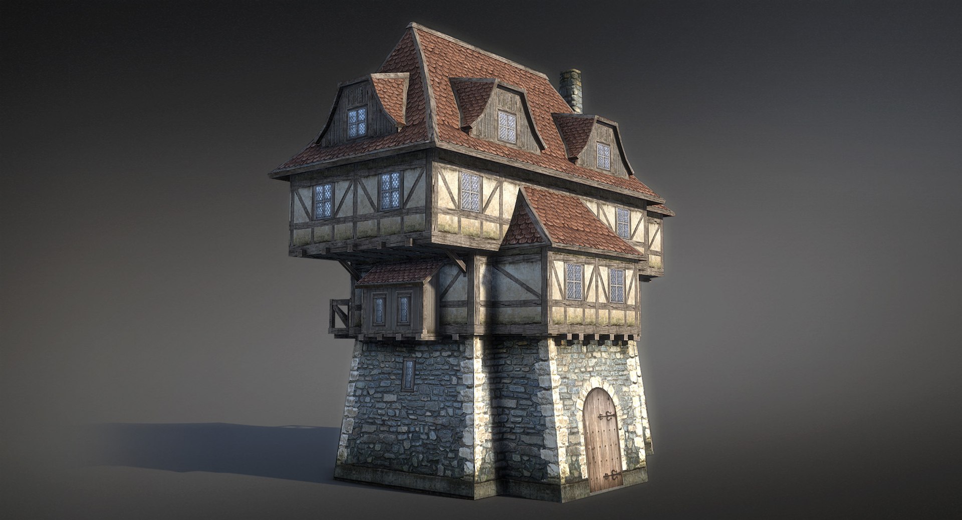 3D model medieval fantasy house - TurboSquid 1231015