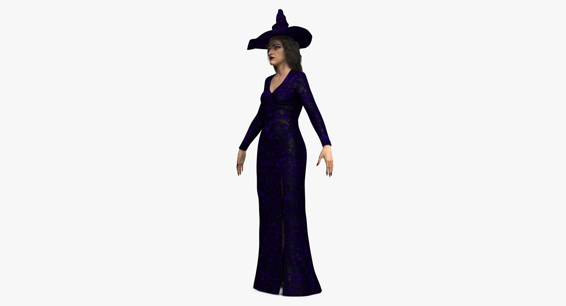 Witch Woman 3D model preview