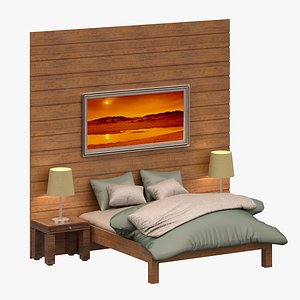 3D model bed