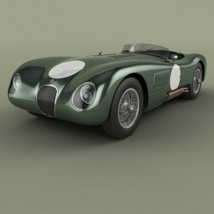 1953 c-type 3D model