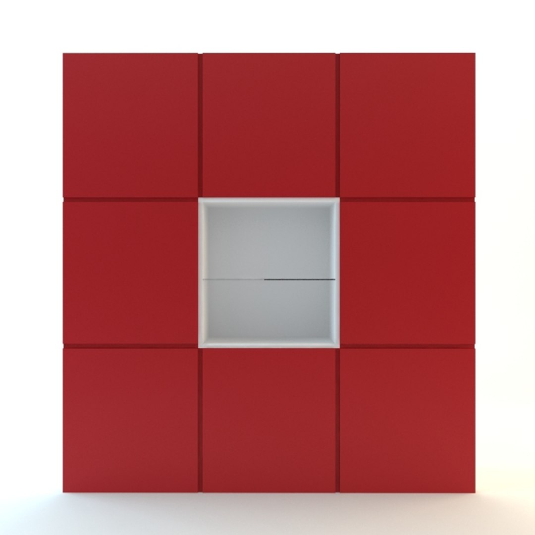 3d Model Display Contemporary Storage