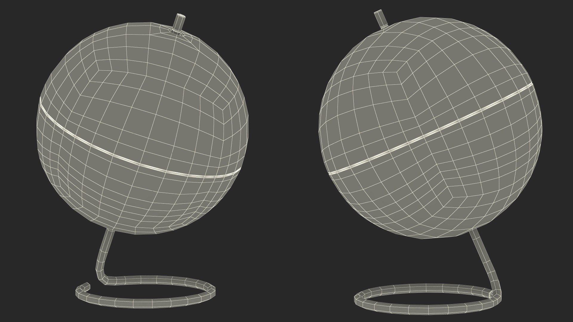 Transparent World Globe 3D Model - TurboSquid 2111760