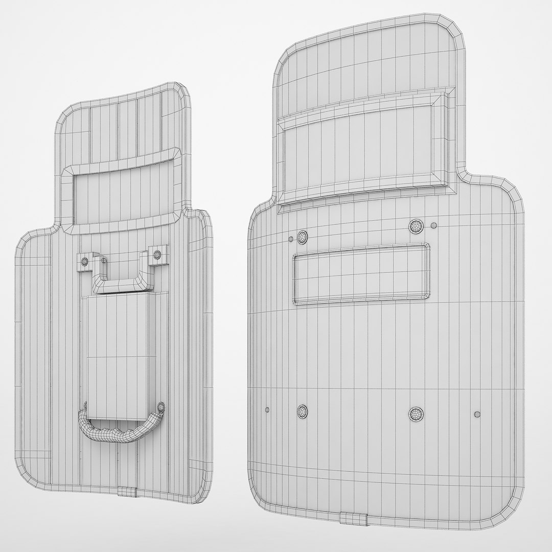 3d Model Police Shield