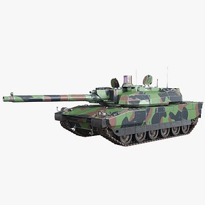 amx-56 leclerc 3D model