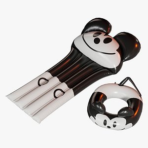 Mickey Steamboat Willie Pool Floats 3D model