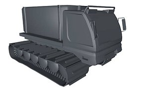 3ds max army snow transport