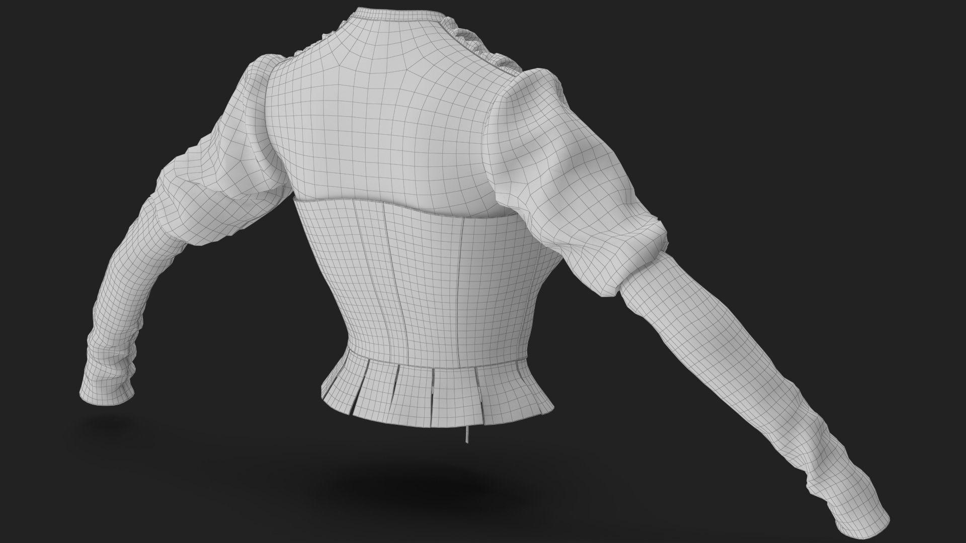 Blouse with Corset Leather 3D model https://p.turbosquid.com/ts-thumb/S0/jwHf18/4M/wireframe_04/jpg/1694609270/1920x1080/fit_q87/debc699eefab5243842ac19722de257fc13bbfd1/wireframe_04.jpg