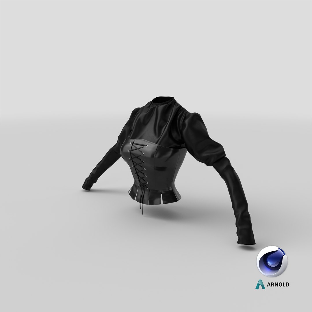 Blouse with Corset Leather 3D model https://p.turbosquid.com/ts-thumb/S0/jwHf18/4i/stemcell_cinema_4d_arnold_render/png/1697455488/1920x1080/fit_q87/243f3b4e0eab81d1c5d1d2c90dd3ae5e20798a14/stemcell_cinema_4d_arnold_render.jpg